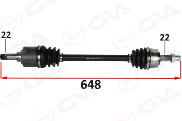 KOMPLE AKS SOL ON FIAT GRANDE PUNTO 199 1.2 MPI M-T 05-12