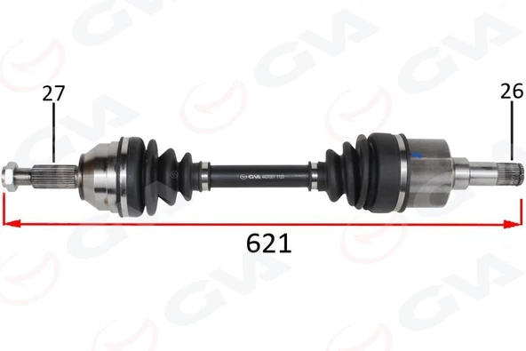 ÖN AKS KOMPLE SOL FORD MONDEO I -II 1.6- 1.8 - 2.0 93 00 OTOM. - 1