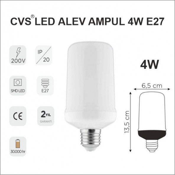 CVSLED 4W ALEV Led Ampul