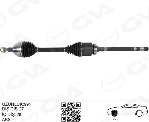 ON AKS KOMPLE SAG KUGA I 08 13 2.0 TDCI