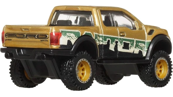Hot Wheels Premium Car Culture 2017 FORD F-150 RAPTOR JBK70 - Resim 5