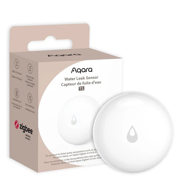 Aqara Akıllı Su Sızıntı Sensörü T1 WL-S02D (Apple Home Destekli)