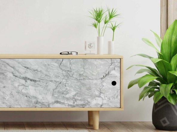 D-c-fix 446-3242 Gri Mermer Desen Yapışkanlı Folyo (45cm x 2mt) - 5
