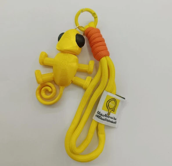 Anahtarlık Bukalamun Hayvan Araba Çanta Cüzdan Süsü Oyuncak Oynar Kafa Ayaklar En Yeni ürün görseli