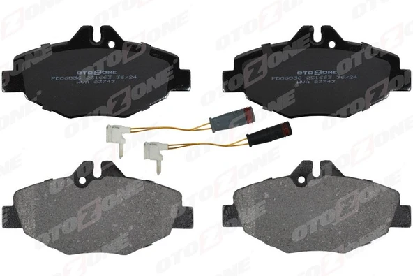 FREN BALATASI ON MERCEDES E-CLASS W211 S211