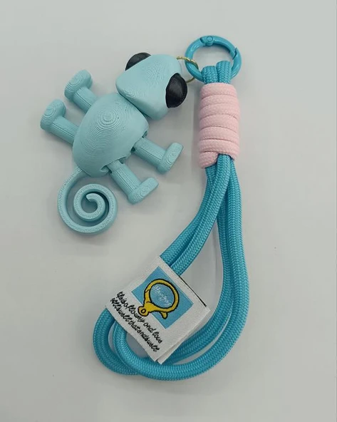 Anahtarlık Bukalamun Hayvan Araba Çanta Cüzdan Süsü Oyuncak Oynar Kafa Ayaklar En Yeni ürün görseli