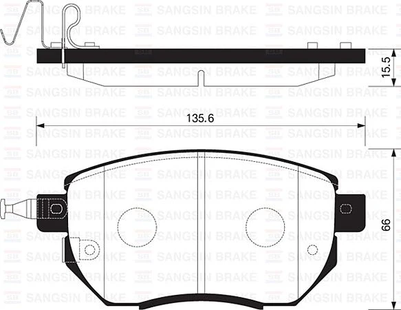 ÖN FREN BALATA NISSAN MURANO 3.5L VQ35 Z50 03-08 / INFINITI FX35 FX45 02-