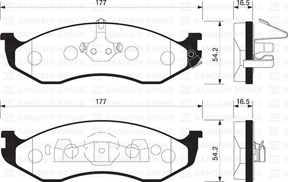 ÖN FREN BALATA JEEP GRAND CHEROKEE I 4.0L 5.2L 91-99 . WRANGLER 96-07