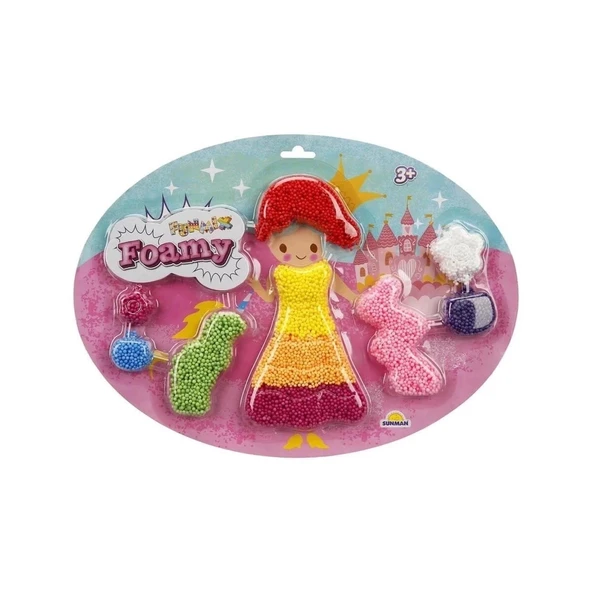 1003565 Funmix Foamy Renkli Dünyalar Slime -sunman