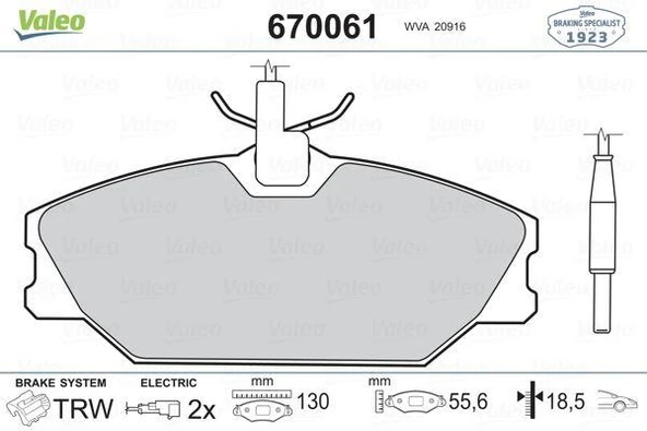 ÖN FREN BALATASI RENAULT LAGUNA 97 01 SAFRANE II 96 02 MEGANE I 97 01 SCENIC MEGANE Sc nic 97 02 1.4 1.6 1.8 1.9D 2.0 2.2D