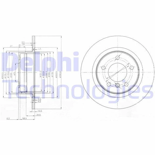 FREN DISKI ARKA BMW E81 E87 E90