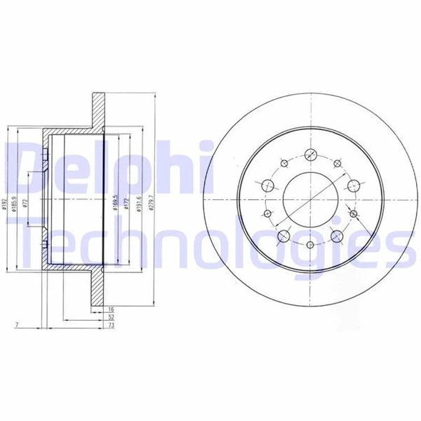 ARKA FREN DISKI BOXER III 06 DUCATO III 06 JUMPER III 06 280x16x5DL