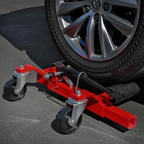 NT TOOLS 300mm Tekerlekli Mekanik Araç Taşıma Sehpası Krikosu 700 KG - 2
