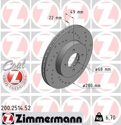 ÖN FREN AYNASI NISSAN ALMERA 00 02 PRIMERA 96 02 2.0ie 16V 280x7.7x 4 DELİK HAVALI