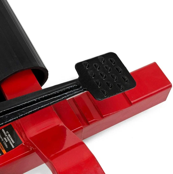 NT TOOLS 225mm Tekerlekli Mekanik Araç Taşıma Sehpası Krikosu 700 KG - 4