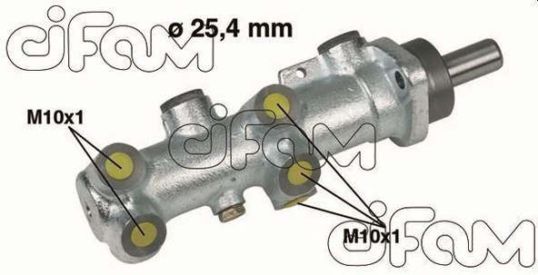 ANA MERKEZ JUMPER 1.9-2.0-2.5-2.8 94-02 DUCATO 2.5-2.8 94-02 BOXER 2.0-2.8 99-02 25.4mm