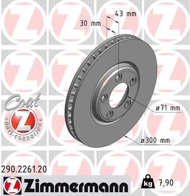 ÖN FREN AYNASI JAGUAR STYPE 2.7D 04-07 3.0V6 1999-2007 4.0 V8 99-02 4.2 V8 02-07 300x30x5DL 986478778-DF4105
