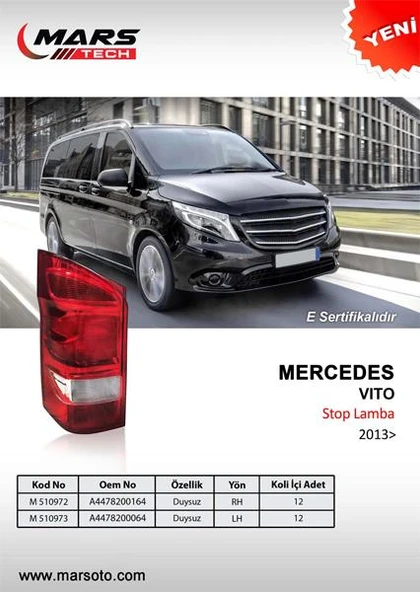 STOP LAMBASI SOL MERCEDES VİTO 13 DUYSUZ