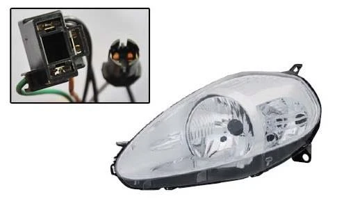 20-A850-05-2B FAR SİNYAL SOL GRANDE PUNTO 10/05 ELEKTRİKLİ H4 KROM ürün görseli 1