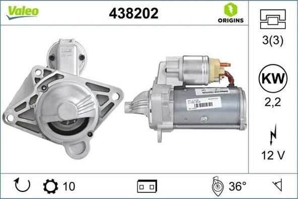 MARŞ MOTORU 12V -TRAFIC II-VIVARO 2.0 DCİ
