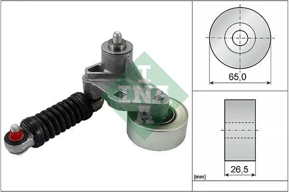 ALTERNATÖR GERGİ RULMANI GERDİRİCİ P206 1.4i-1.6i-16 16V 98- -XSARA 1.4i-1.6-1.6 16V 97-05 ürün görseli 1