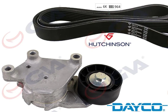 ALTERNATÖR GERGİ KİTİ P107-C1-AYGO 1.4HDİ 05 C-ELYSEE-CACTUS-P301-P308-CMAX II 1.6 HDİ K016PK965 ürün görseli 1