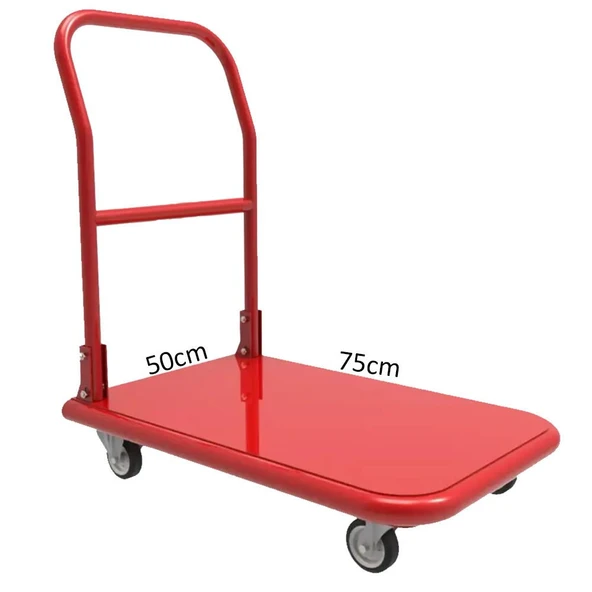 İBTAŞ 300 KG Yük Paket Eşya Kargo Koli Malzeme Ürün Taşıma Arabası 50x75cm ürün görseli