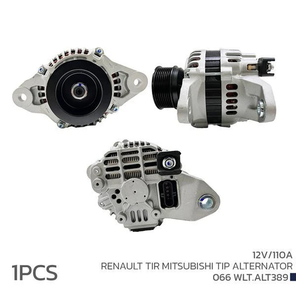 ALTERNATÖR 24V 110A RENAULT TIR MITSUBISHI TIP ürün görseli 1