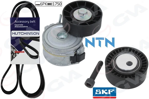 ALTERNATÖR GERGİ KİTİ KÜTÜKLÜ PARTNER-BERLINGO-JUMPY-C5-XANTIA-XSARA-ULYSSE-P206-P406 K026PK1750 ürün görseli 1