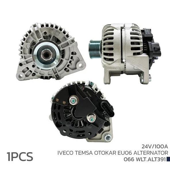 ALTERNATÖR 24V 100A IVECO TEMSA OTOKAR EUO6 ürün görseli 1