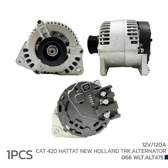 ALTERNATÖR 12V 120A CAT 420 HATTAT NEW HOLLAND TRK.