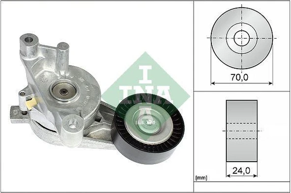 ALTERNATÖR GERGİ RULMANI V GERGİ KÜTÜĞÜ GOLF5-PASSAT-CADDY-A3 1.9 TDI-2.0 TDI BJB-BDJ-BKC-BKD