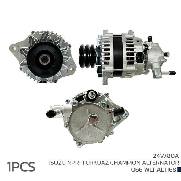 ALTERNATÖR 24V 80A ISUZU NPR-TURKUAZ