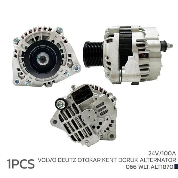 ALTERNATÖR 24V 100A VOLVO DEUTZ OTOKAR KENT DORUK