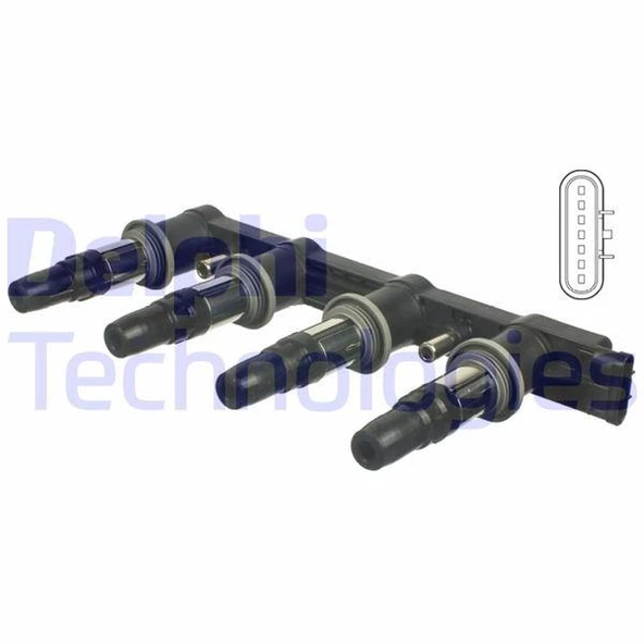 ATEŞLEME BOBİNİ CHEVROLET AVEO 1.4 06 CRUZE 1.4-1.6-1.8 09 KALOS 1.4 05 LACETTI 1.4-1.6 05 ürün görseli 1