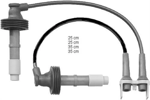 BUJİ BOBİN KABLOSU LAGUNA-SAFRANE II 2.0İ 16V N7Q 95-01 -VOLVO S40 1.6 1.8 95-99 2.0 95-04