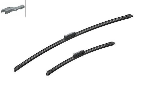 ÖN SİLECEK SÜPÜRGESİ 650/380MM MUZ TİPİ PARTNER TEPE - BERLINGO 08 GRANDE PUNTO -LINEA 08 FIESTA VI 08 CORSA D 06 CORSA E 14 AVEO 11 MITO 09 AEROTWİN SİLECEK SETİ - 650/380 MM A 432 S