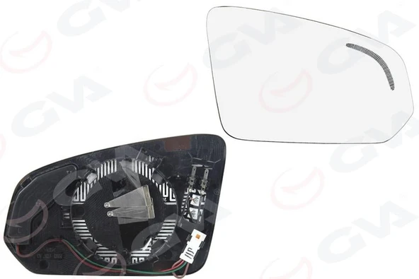 AYNA CAMI ISITMALI CONVEX SAĞ VOLVO S60 II-III S90 V60 V90 19 ŞERİT ASİSTANINA SAHİP ARAÇLAR