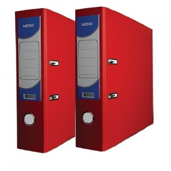 Büro Klasör Geniş Noki Kırmızı Büro Klasörü Halkalı 2 Adet