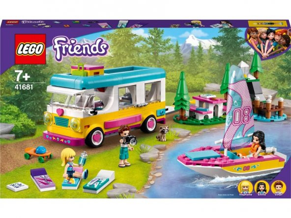 LEGO-41681 Friends Orman Karavanı ve Teknesi