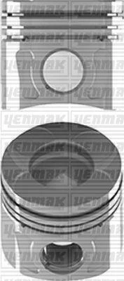 PISTON SEGMAN STD 69.60MM FIORINO 1.3 75HP JTD II 1.6 Euro5 -ASTRA J CORSA D 1.3 09
