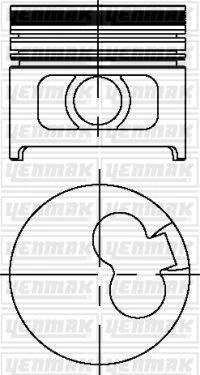 MOTOR PİSTON SEGMAN STD X17D ASTRA F-VECTRA A-COMBO B 82.5mm