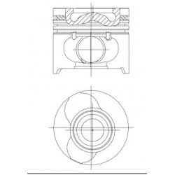 MOTOR PİSTON SEGMAN 0.50 CLIO-KNG 1.5 DCI K9K 76.50 26 pim 0.20mm. Kısa