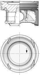 PISTON SEGMAN STD 83.00mm MERCEDES M274.920 W205 W212 W213 C238 C253 X204 V167 R172