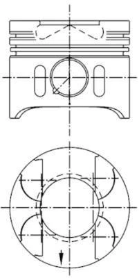 PISTON SEGMAN 0.50 88.51mm MERCEDES OM611 OM612 OM613 W203 W210 W463 W220 W638 B901 B905 30 PIM