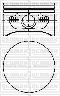 MOTOR PİSTON SEGMAN STD ASTRA-MERIVA-VECTRA-ZAFIRA 99 Y16 XE/ Z16XE 79.0