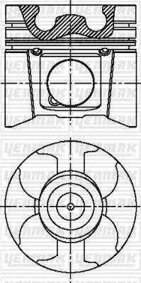 MOTOR PİSTON SEGMAN MASTER II-MOVANO 2.5 DCI G9U STD