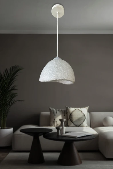Tekli Modern Bohem Tasarım Sarkıt İthal Beton Avize