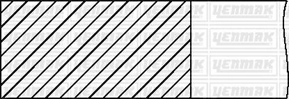 MOTOR SEGMANI MGN II-CLIO III 1.6 16V- MGN 1.6IE K7M 79.50 ÇAP STD ürün görseli