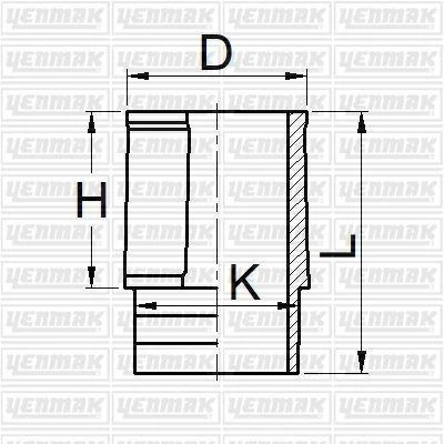 MOTOR GÖMLEĞİ P205-P309-P405B XU9 JAZ-M/J1-XU5M/JPZ-XU 7JPK 83.00 ÇAP STD